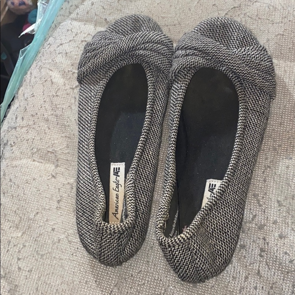 Black and white flats